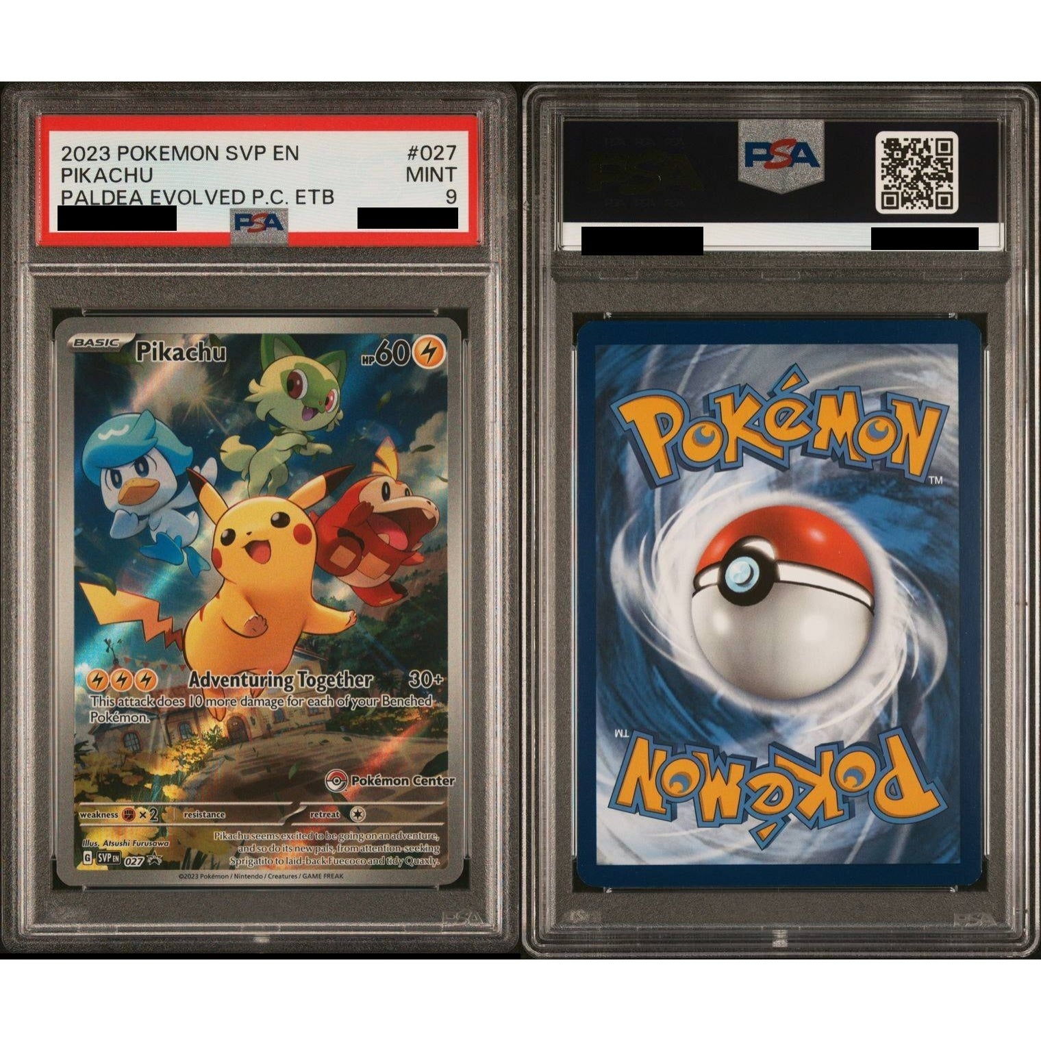 Pikachu, Paldea Evolved PC ETB Promo Exp. Share Collectible Pikachu, Paldea Evolved PC ETB Promo Exp. Share Collectible