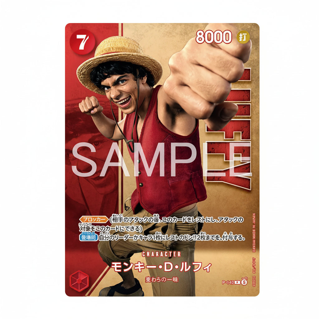 One Piece Card Game: Monkey.D.Luffy (Live Action Vol.2) P-140