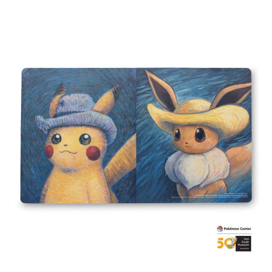 Pokémon Card Game Playmat, Pikachu and Eevee Portraits