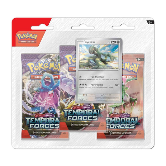 Pokémon TCG: Scarlet & Violet - Temporal Forces 3 Booster Packs (Styles May Vary)