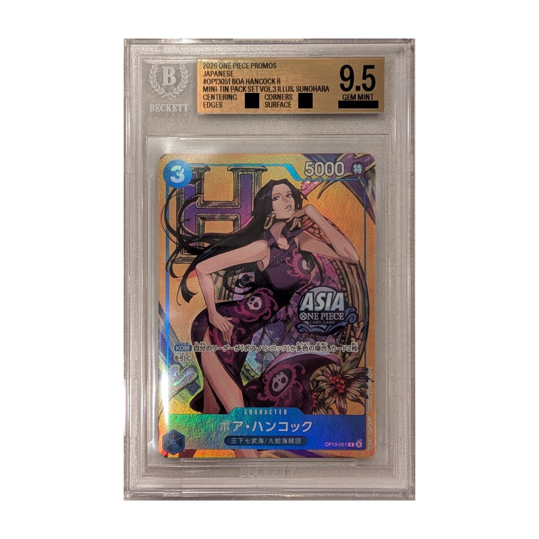 One Piece Card Game: Boa Hancock (Letter Design - OP13-051), BGS 9.5 - Japanese