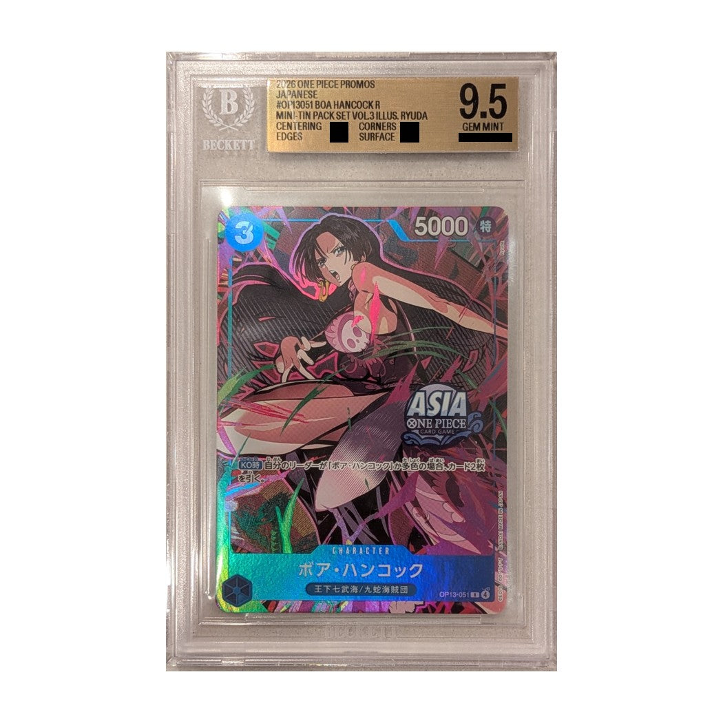 One Piece Card Game: Boa Hancock (Battle Art - OP13-051), BGS 9.5 - Japanese