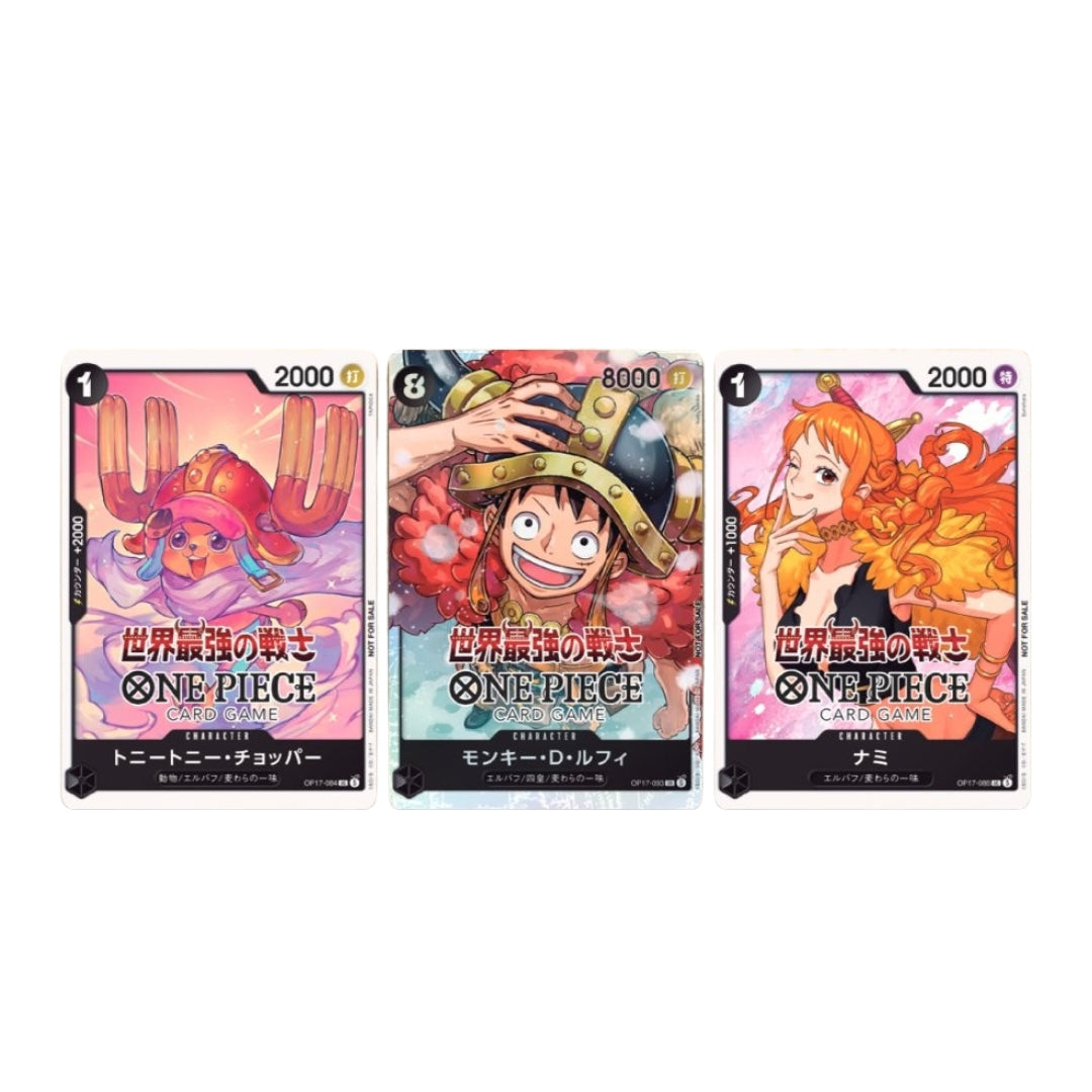 One Piece Card Game: OP-17 Promotion Sticker Set - Japanese