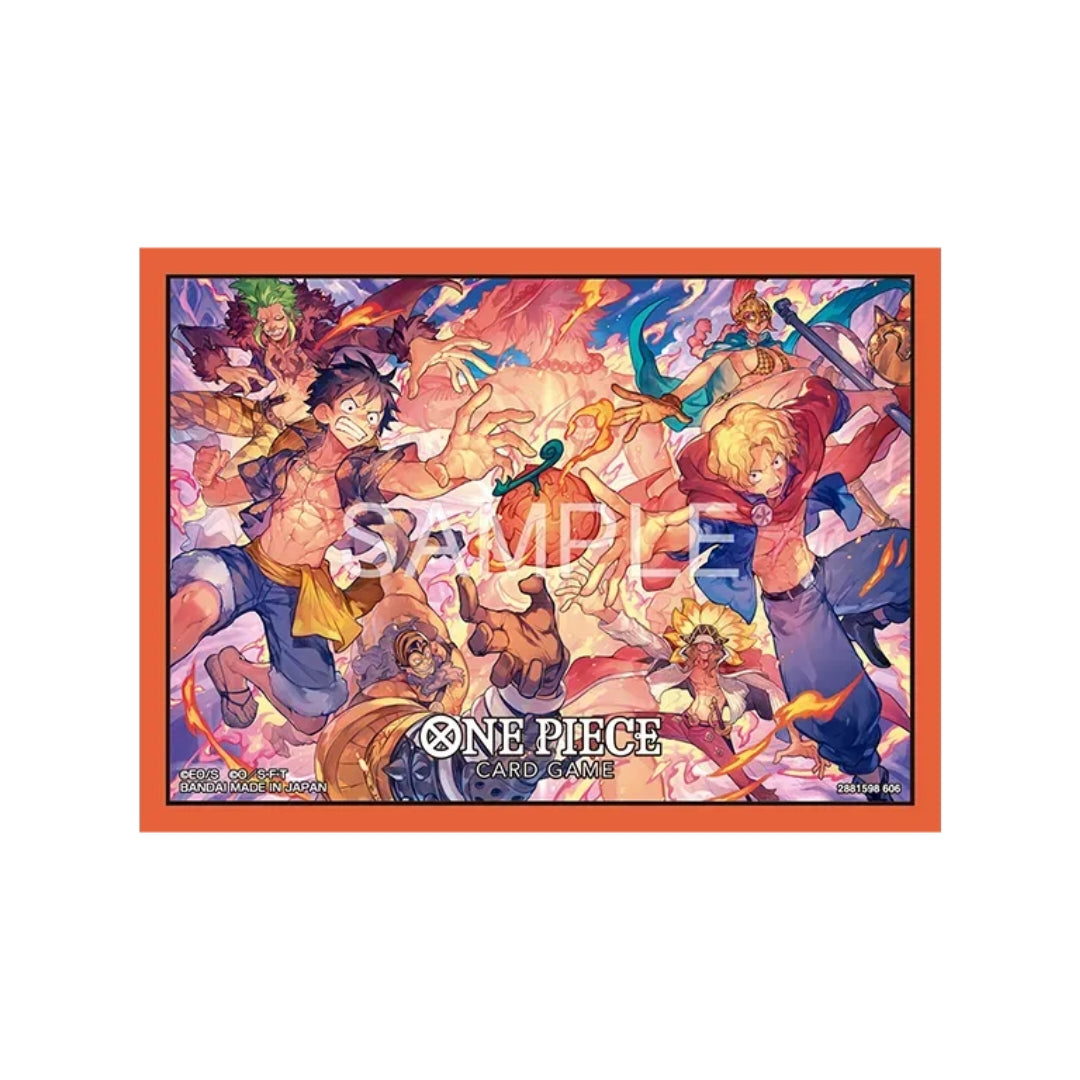 One Piece Card Game: Sleeve, Flame-Flame Fruit Coliseum