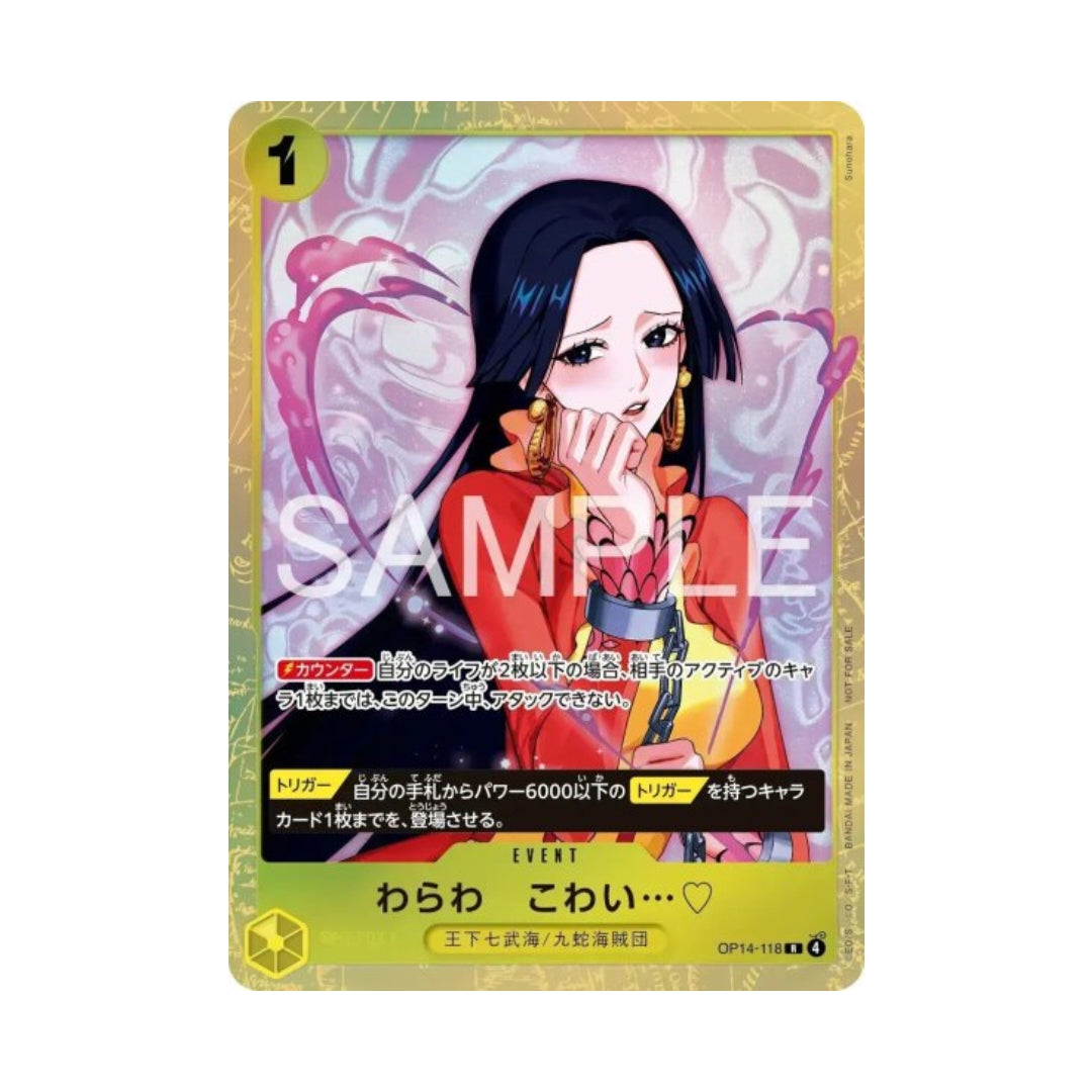 One Piece Card Game: You'll Frighten Me... (Promo Pack EX Vol.5) OP14-118 - Japanese