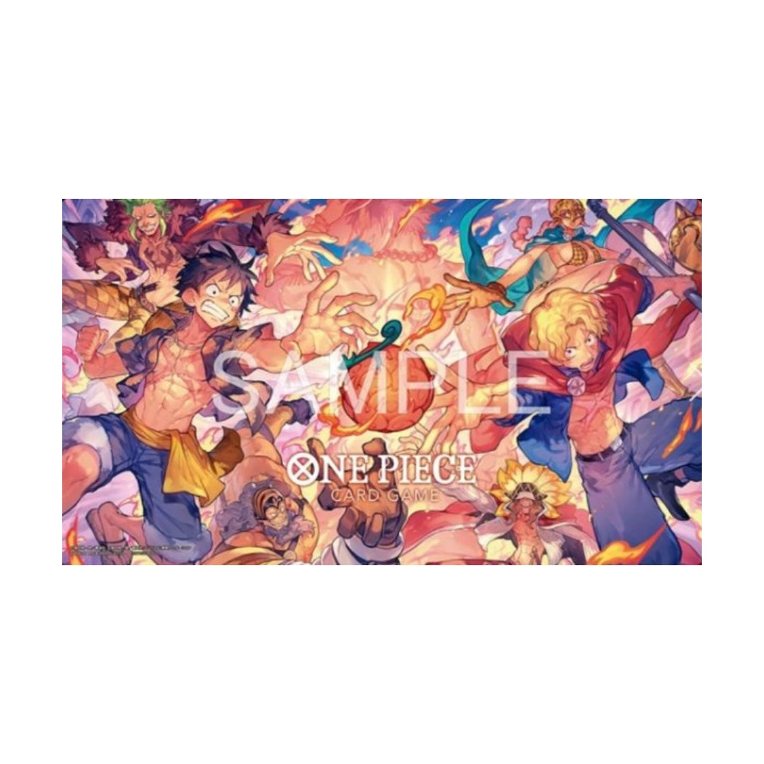 One Piece Card Game: Official Playmat - Flame-Flame Fruit Coliseum Edition
