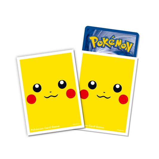 Pokémon Card Game Sleeve, Pikachu Face