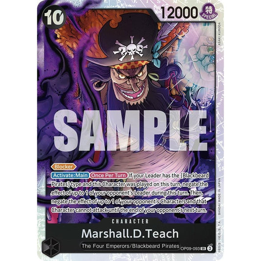 Marshall.D.Teach (093) - Emperors in the New World (OP-09)