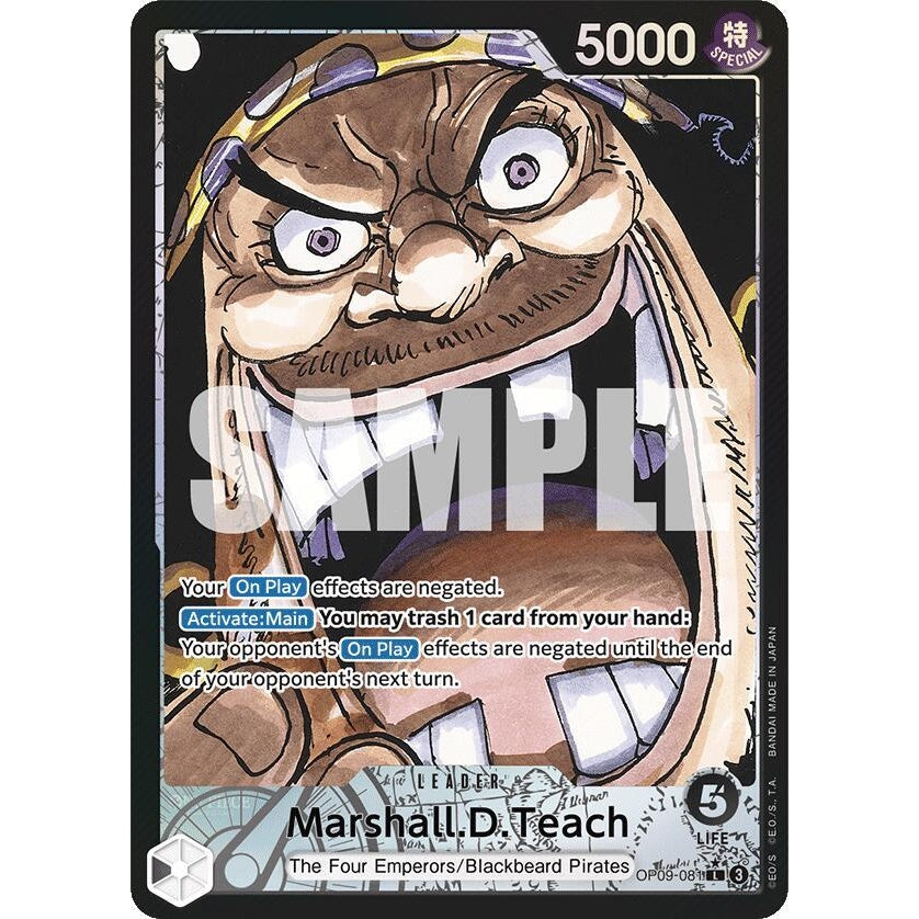 Marshall.D.Teach (081) (Parallel) - Emperors in the New World (OP-09)