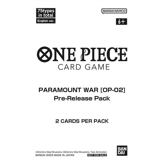 Paramount War - Pre-Release Pack