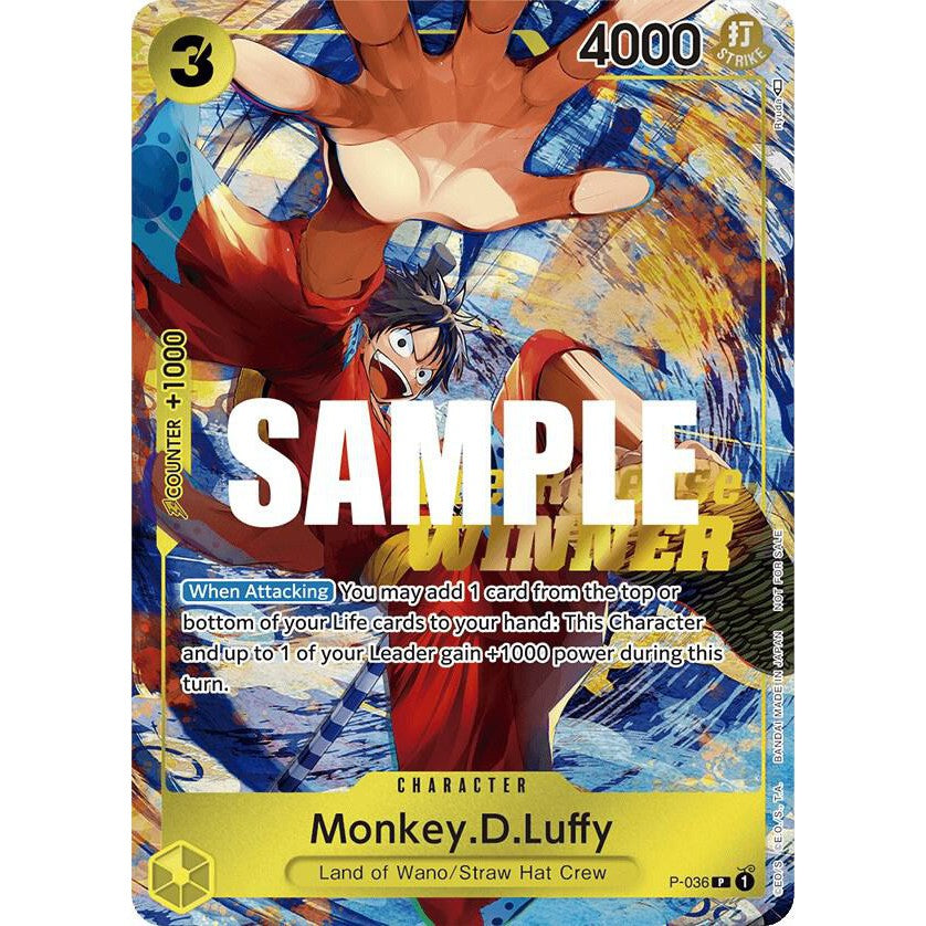 Luffy - OP-04 Pre-Release Winner