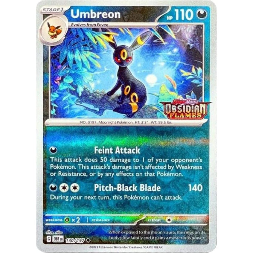 Umbreon, Obsidian Flame Stamped EU Promo