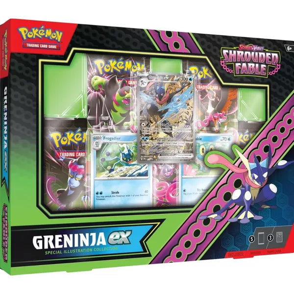 Pokémon TCG: Scarlet & Violet—Shrouded Fable Greninja ex Special Illustration Collection