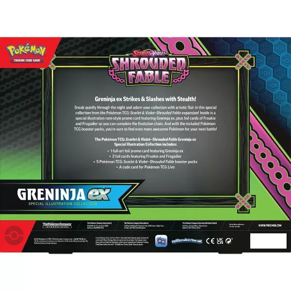 Pokémon TCG: Scarlet & Violet—Shrouded Fable Greninja ex Special Illustration Collection