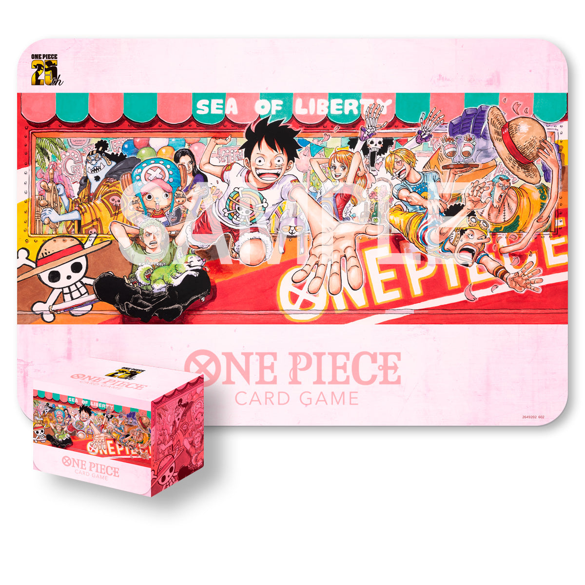 One Piece Card Game Playmat and Card Case Set -25th Edition-