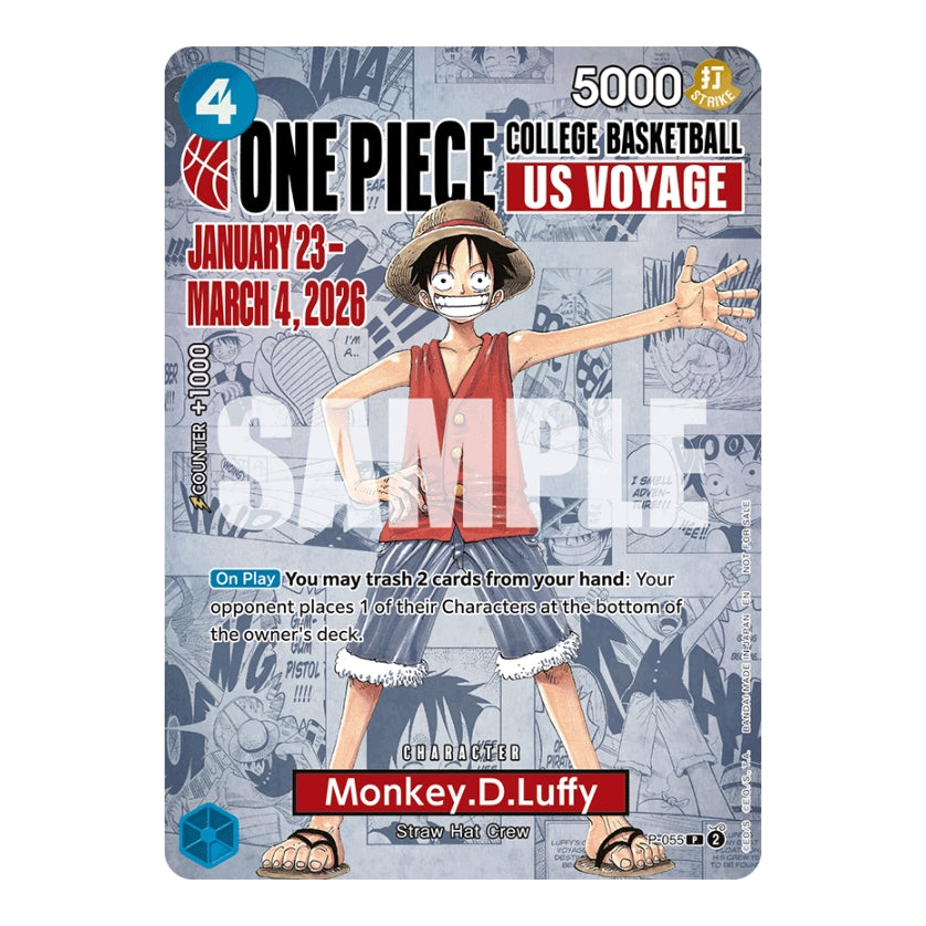 College Basketball Luffy Promo Sealed