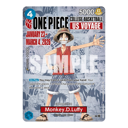 College Basketball Luffy Promo Sealed