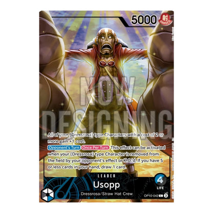 One Piece Card Game Limited Edition Vol.3 promo card featuring Usopp in a vibrant, dynamic art style.