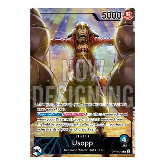 One Piece Card Game Limited Edition Vol.3 promo card featuring Usopp in a vibrant, dynamic art style.