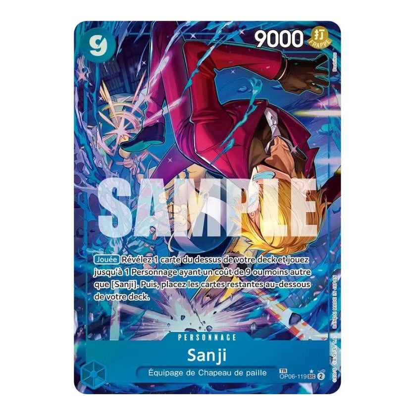 One Piece Card Game: Sanji OP06-119 Treasure Rare