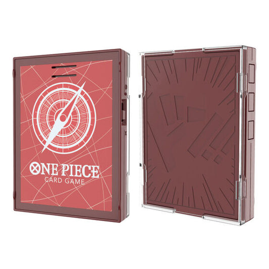 Brown One Piece TCG Sound Loader with compass design, fits one card, features BGM and sound effects.
