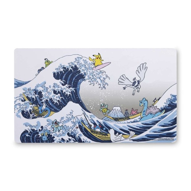 Pokémon Card Game Playmat, Great Wave Pikachu & Friends