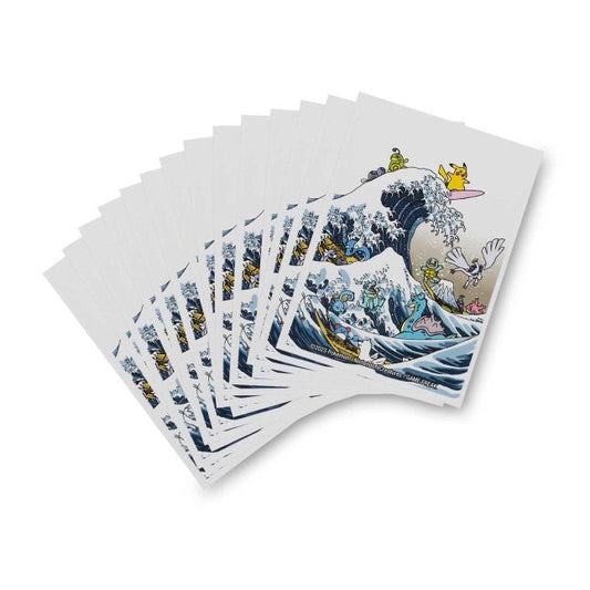 Pokémon Card Game Sleeves, Great Wave Pikachu & Friends