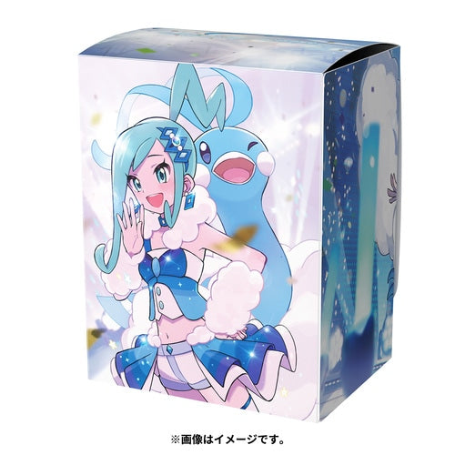 Pokémon Card Game Deck Case featuring Altaria & Lisia, a blue and white box with anime-style art.