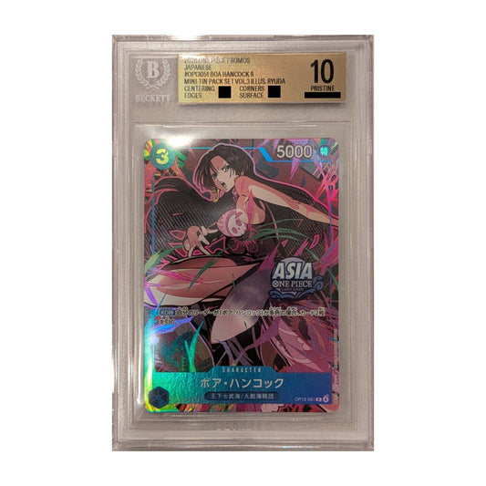 One Piece Card Game: Boa Hancock (Battle Art - OP13-051), BGS 10 Gold - Japanese