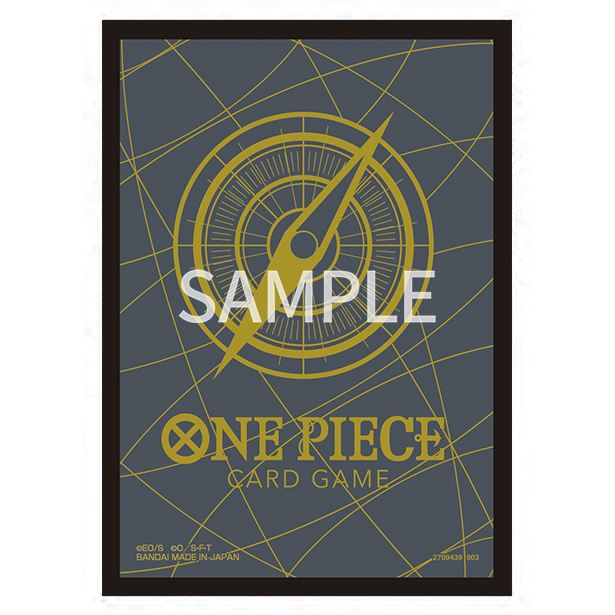 One Piece Card Game Event Exclusive Sleeve, Black Gold