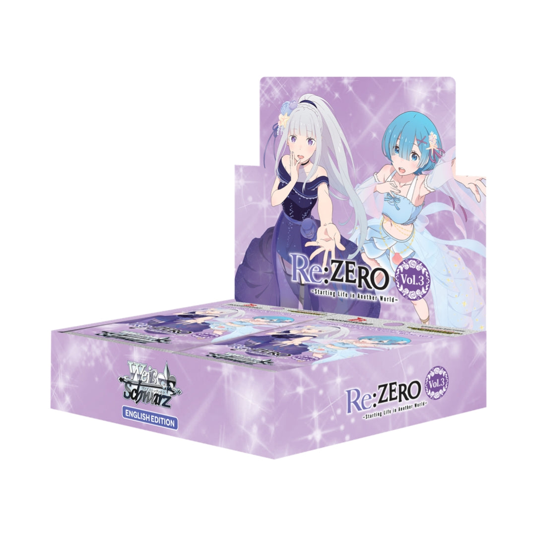 Weiss Schwarz Re:ZERO Starting Life in Another World Vol.3 Booster Box - English