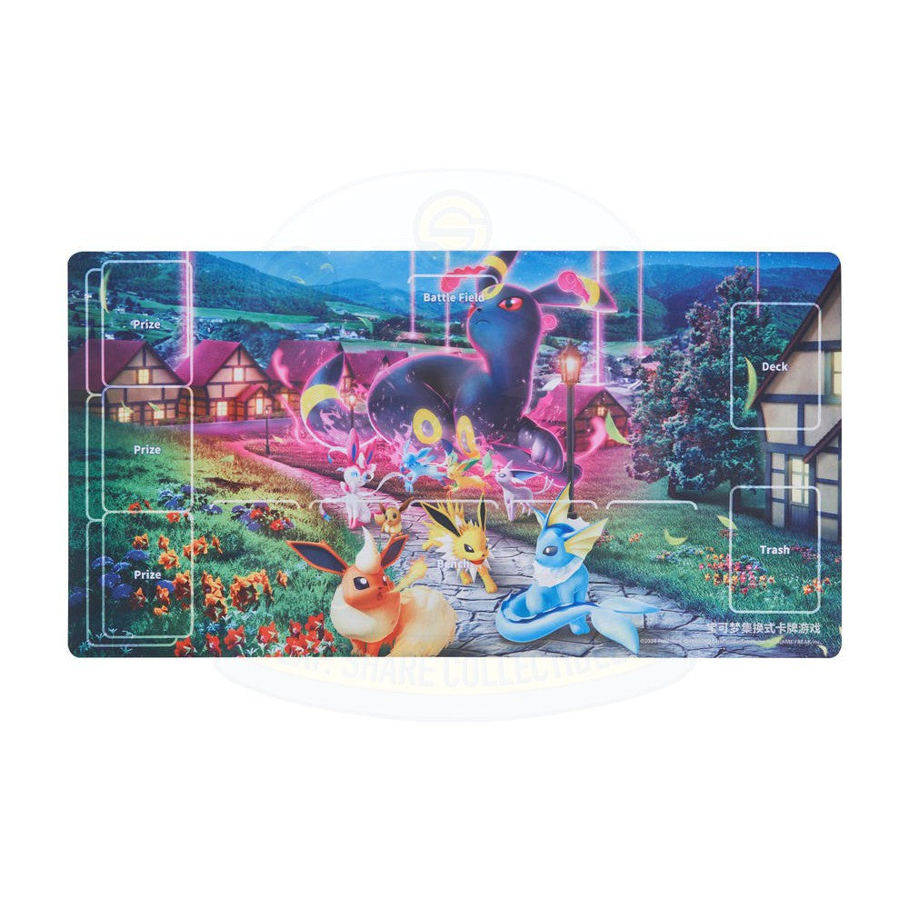 Pokémon Card Game Rubber Playmat, Nine Colors Eeveelution