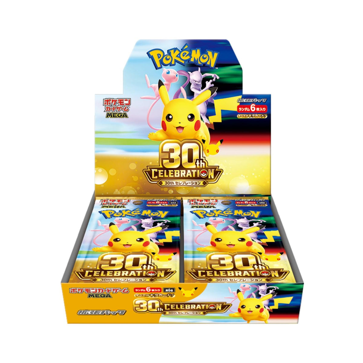 Pokémon Card Game: Mega Evolution - 30th Anniversary Booster Box - Japanese