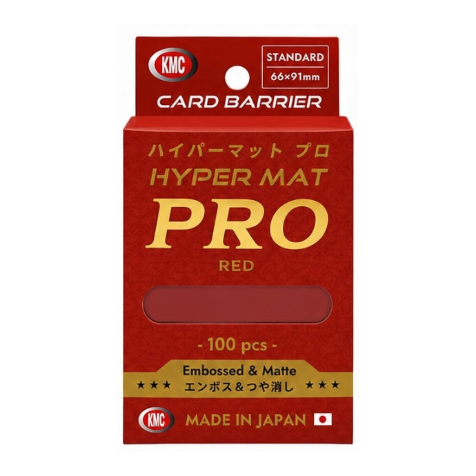 KMC Card Barrier Hyper Mat PRO Sleeves – Standard Size (100 Count)