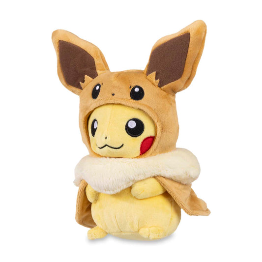 Eevee Cape Pikachu Poké Plush - 9 In