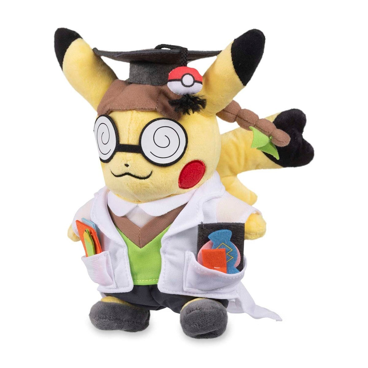 Pikachu, Ph.D. Poké Plush - 10 ½ In