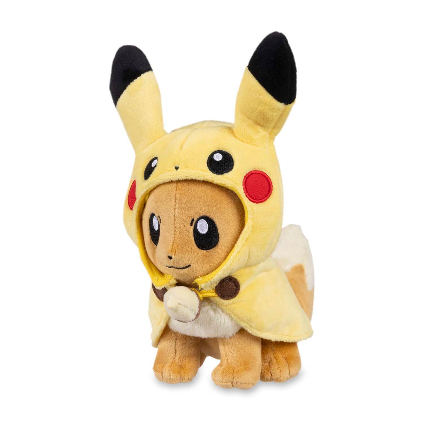 Pikachu Cape Eevee Poké Plush - 9 In