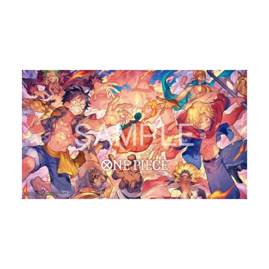 One Piece Card Game: Official Playmat - Flame-Flame Fruit Coliseum Edition