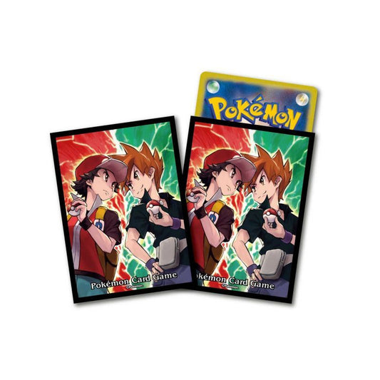 Pokémon Card Game Sleeve, Red & Green