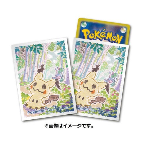 Pokémon Card Game Sleeve, Crayon Mimikyu