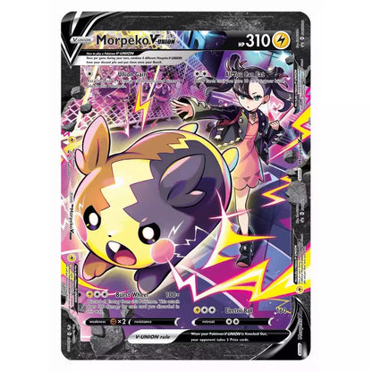 Pokémon Trading Card Game: Crown Zenith Marnie & Morpeko V-UNION Premium  Playmat Collection