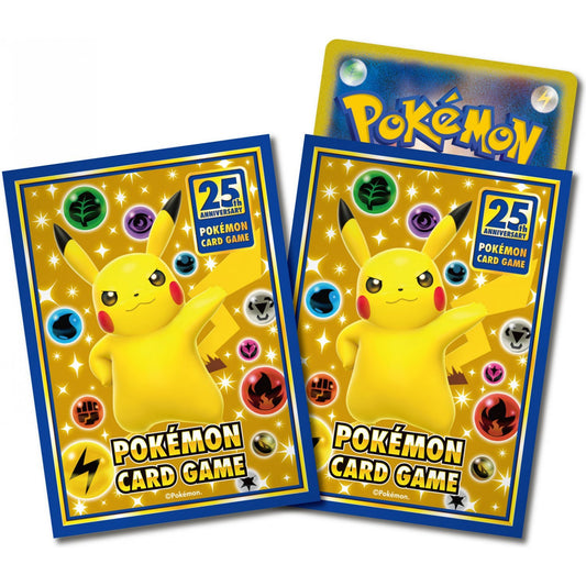 Pokémon Card Game Sleeve, 25th Anniversary Pikachu